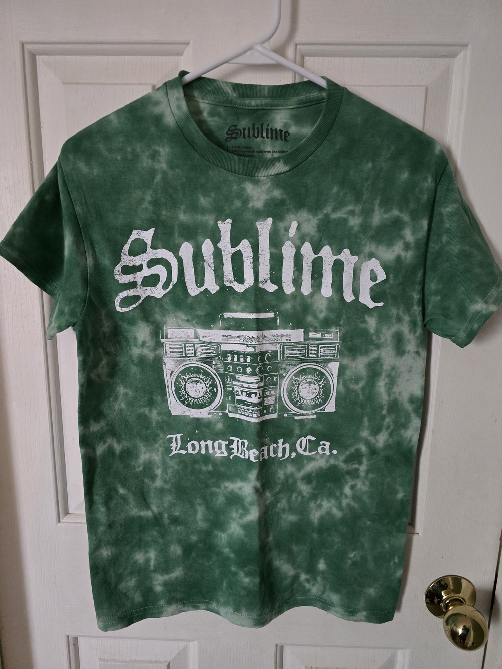 Green Tie-Dye Band Graphic Tee